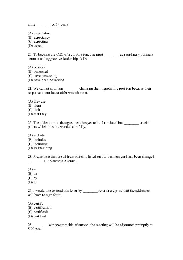 Contoh tes toeic dan jawabannya pdf